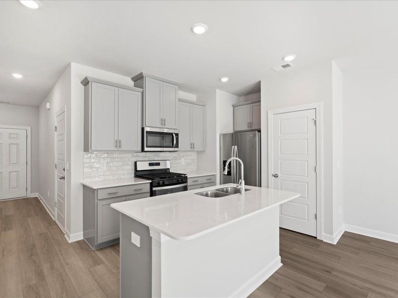 Furnished interior view inside a new home in Avalon Townes, Lyman (Image 6).