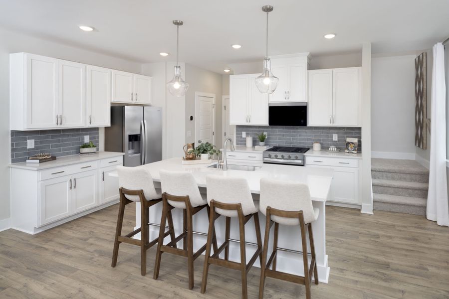Representative furnished interior of a home built from the Vienna by Mattamy Homes in Ashmore Townes, Raleigh (Image 3). Representative furnished interior of a home built from the Vienna by Mattamy Homes in Ashmore Townes, Raleigh (Image 3).