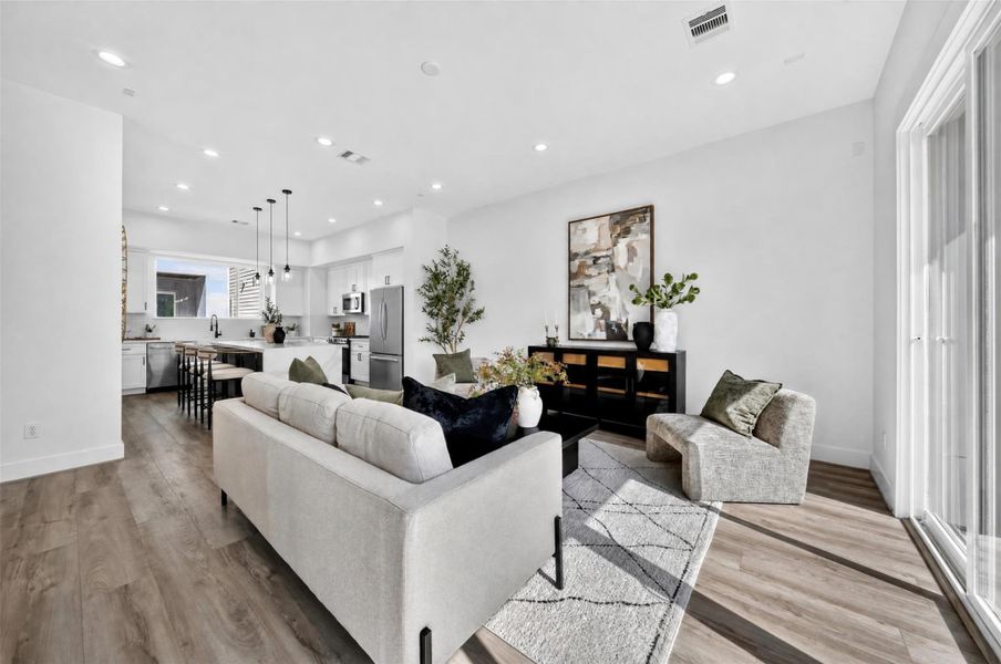 Furnished interior view inside a new home in , Houston (Image 30).