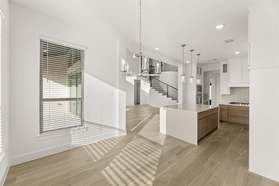 Furnished interior view inside a new home in Cambridge Estates - Harwood, Prosper (Image 14).