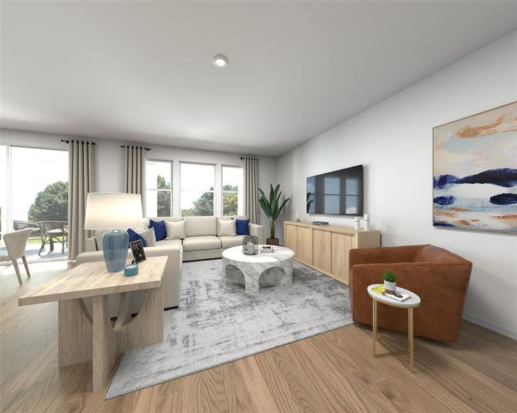 Furnished interior view inside a new home in Coasterra - Reserve Series, Palmetto (Image 6).