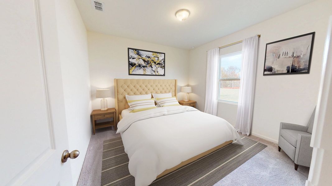 Representative furnished interior of a home built from the Equinox by Starlight Homes in Oakfield Lakes, Parrish (Image 8).