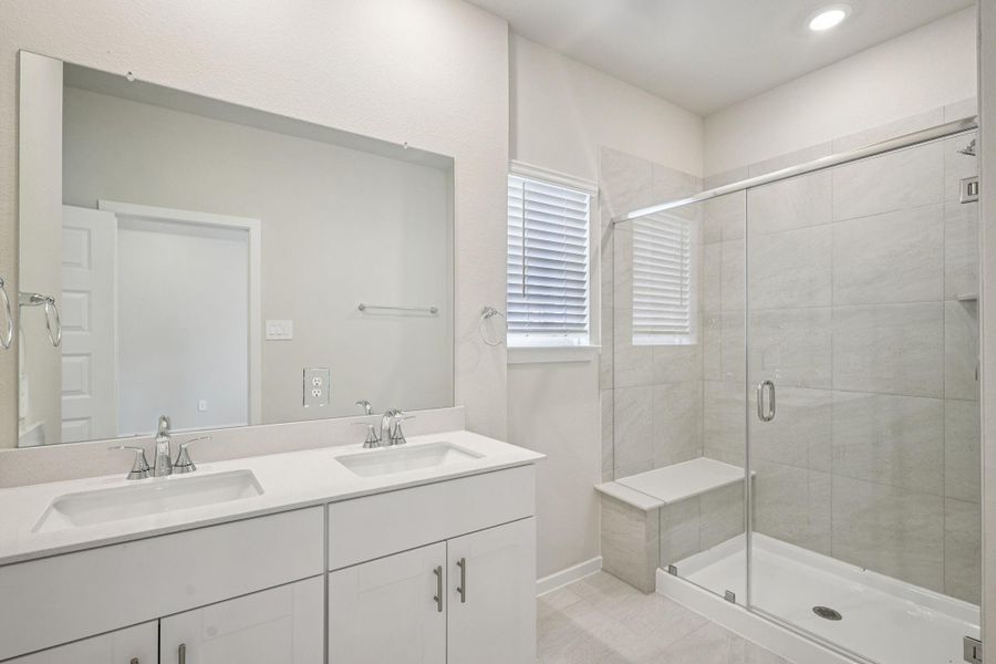 Furnished interior view inside a new home in Pinewood Trails - City Series, Atascocita (Image 13).