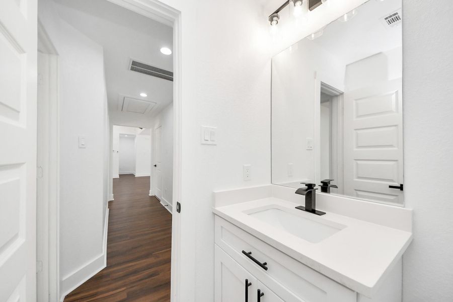 Furnished interior view inside a new home in , Cleveland (Image 6).