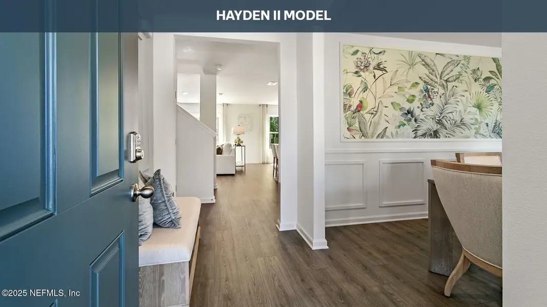 Furnished interior view inside a new home in Rookery, Green Cove Springs (Image 5).