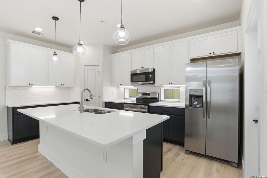 Furnished interior view inside a new home in , Boerne (Image 7).