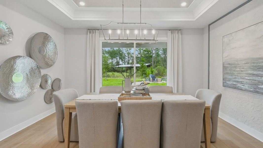 Furnished interior view inside a new home in Ardisia Park, New Smyrna Beach (Image 35).