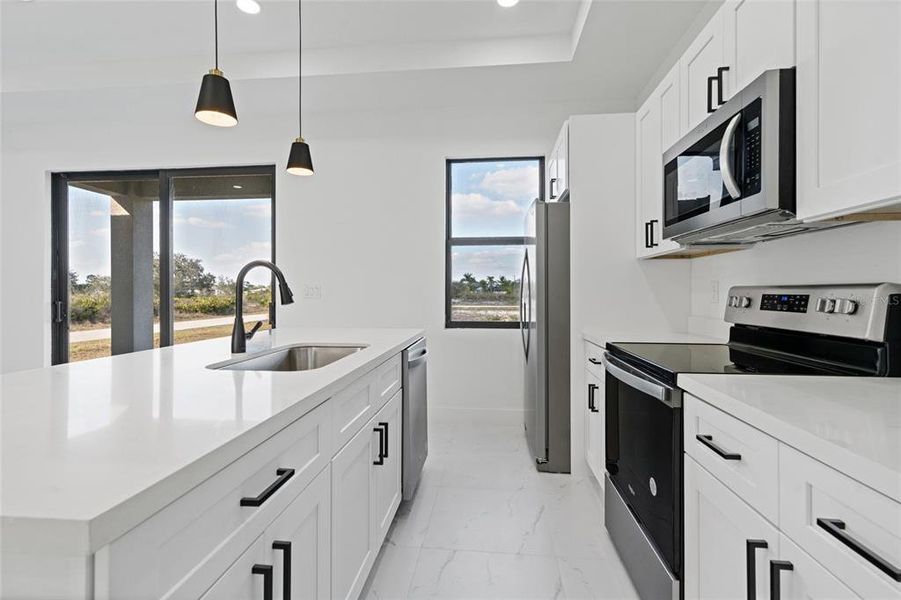 Furnished interior view inside a new home in , Lehigh Acres (Image 7).