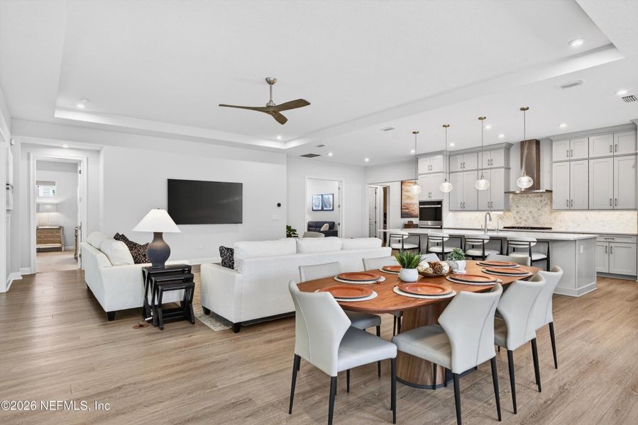 Furnished interior view inside a new home in RiverTown, St. Johns (Image 35).