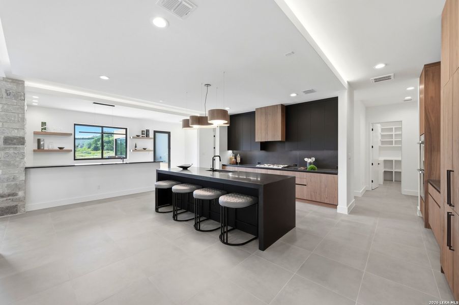 Furnished interior view inside a new home in , San Antonio (Image 73).