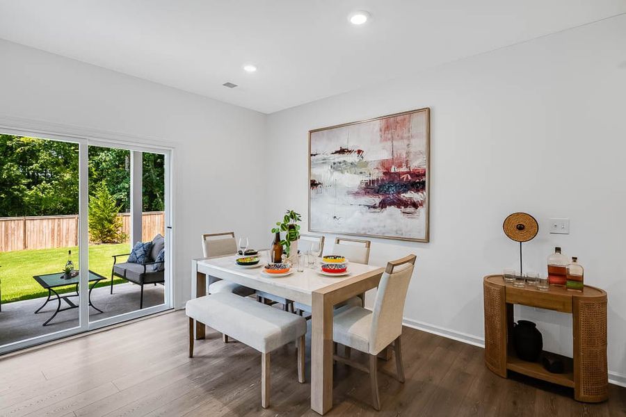 Furnished interior view inside a new home in Buffalo Townes, Garner (Image 21).