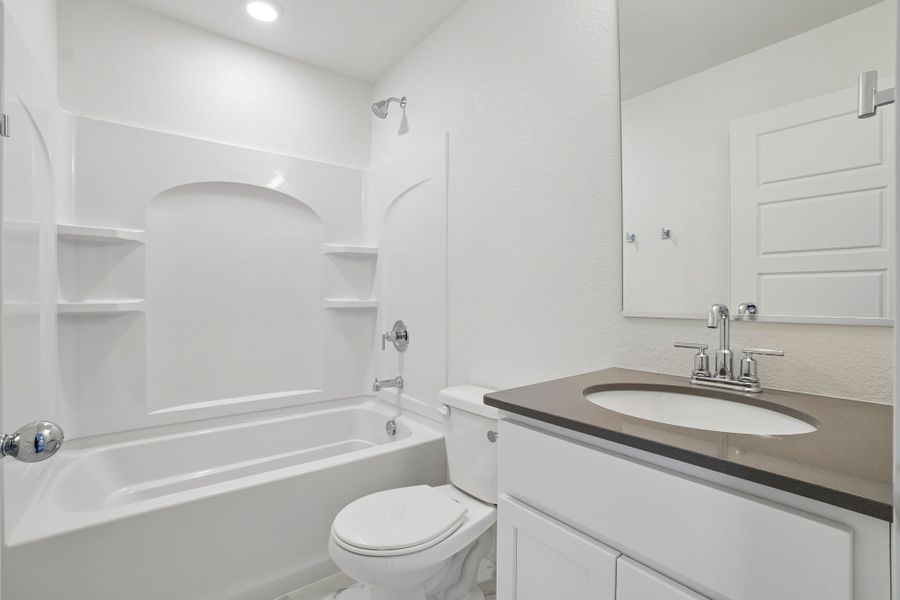 Furnished interior view inside a new home in Liberty Draw, Evans (Image 10).