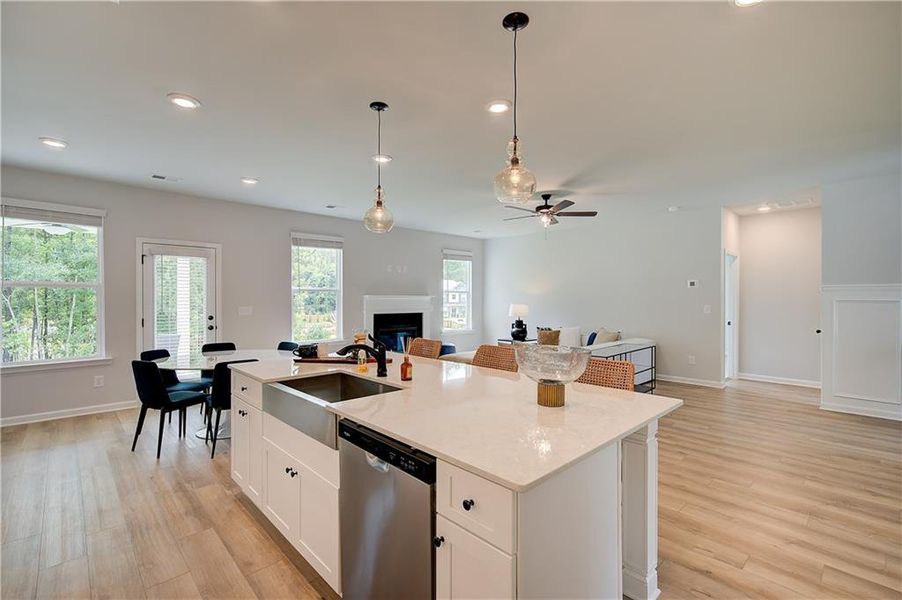 Furnished interior view inside a new home in Kingston, Locust Grove (Image 12).