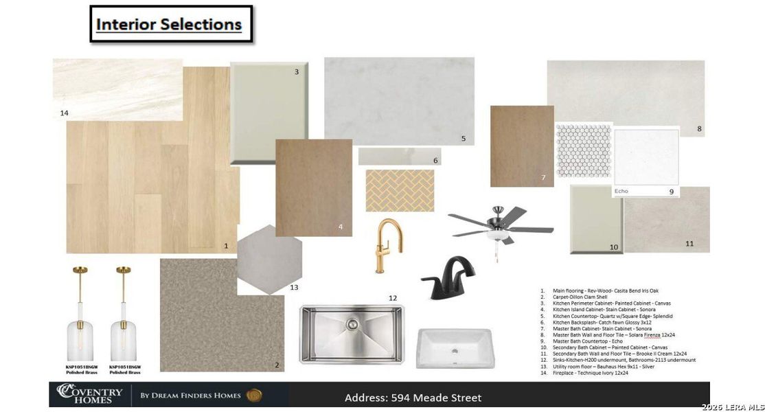 Sample of building materials used in homes in Veramendi, New Braunfels (Image 4).