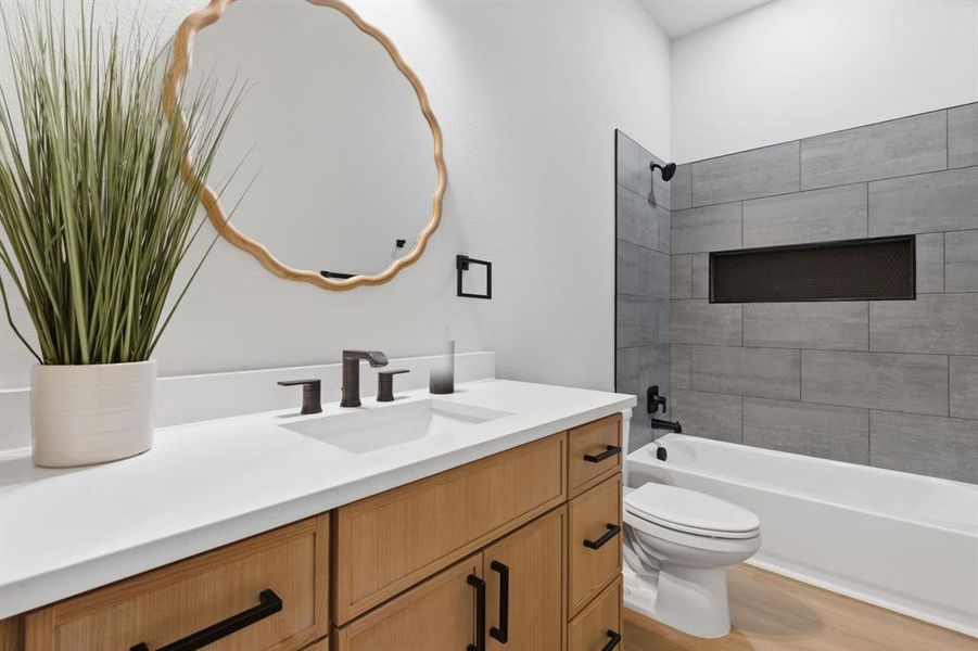 Furnished interior view inside a new home in , Granbury (Image 6).