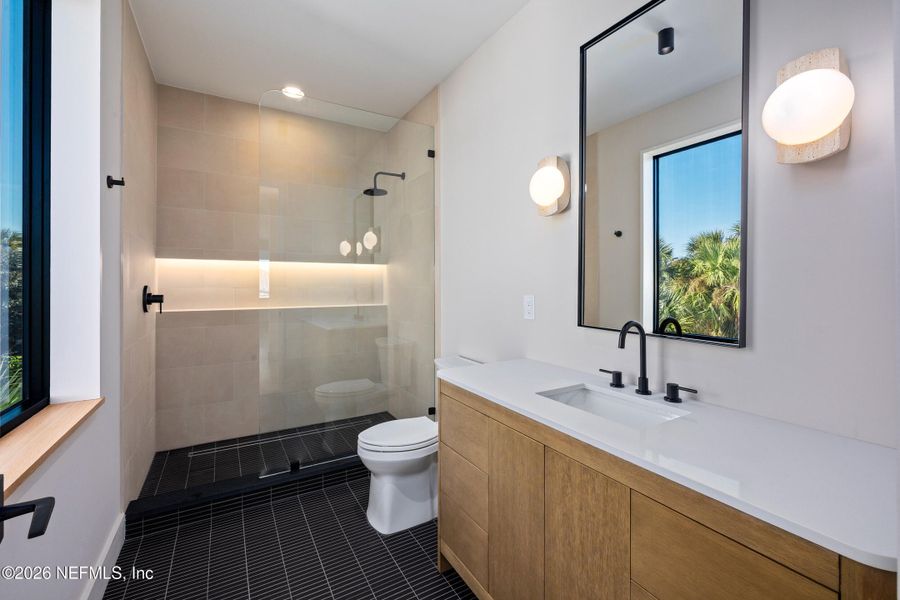 Furnished interior view inside a new home in , Atlantic Beach (Image 42).