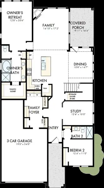 2D floor plan layout of this home in Ridgeline, McKinney, TX (Image 2). 2D floor plan layout of this home in Ridgeline, McKinney, TX (Image 2).