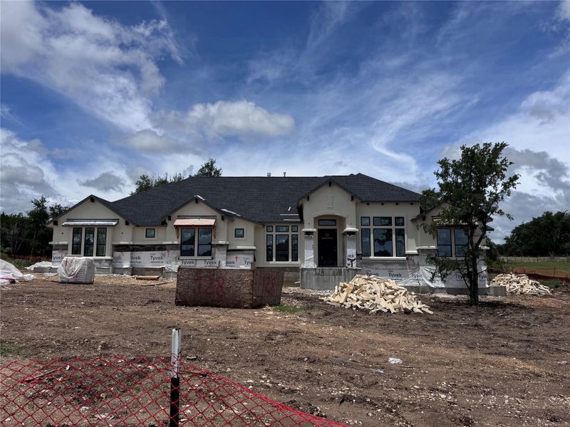 In-progress construction of a new home in Clearwater Ranch, Liberty Hill, TX (Image 10). In-progress construction of a new home in Clearwater Ranch, Liberty Hill, TX (Image 10).