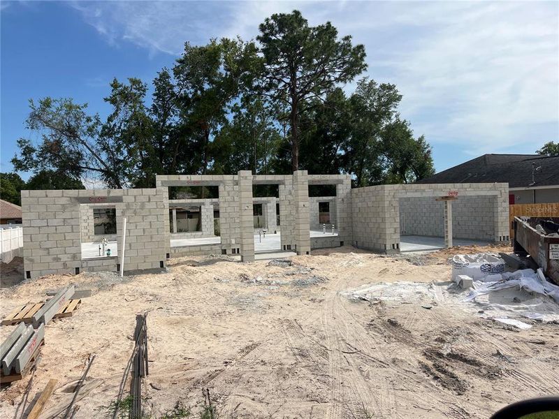 In-progress construction of a new home in Orange Blossom Hills, Summerfield, FL (Image 3). In-progress construction of a new home in Orange Blossom Hills, Summerfield, FL (Image 3).