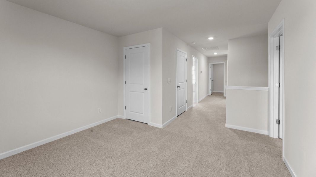 Spacious, unfurnished interior of a new home in Ridgewood Farms, Winterville (Image 20). Spacious, unfurnished interior of a new home in Ridgewood Farms, Winterville (Image 20).