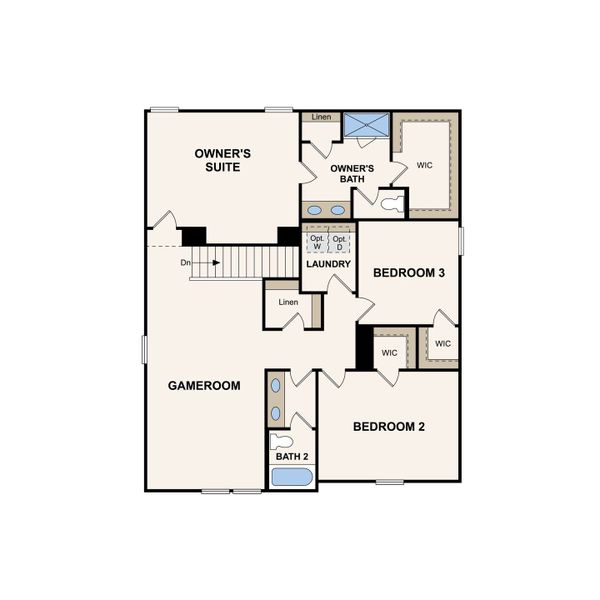 2D floor plan layout of this home in Barton Hills, Spring Hill, TN (Image 3). 2D floor plan layout of this home in Barton Hills, Spring Hill, TN (Image 3).