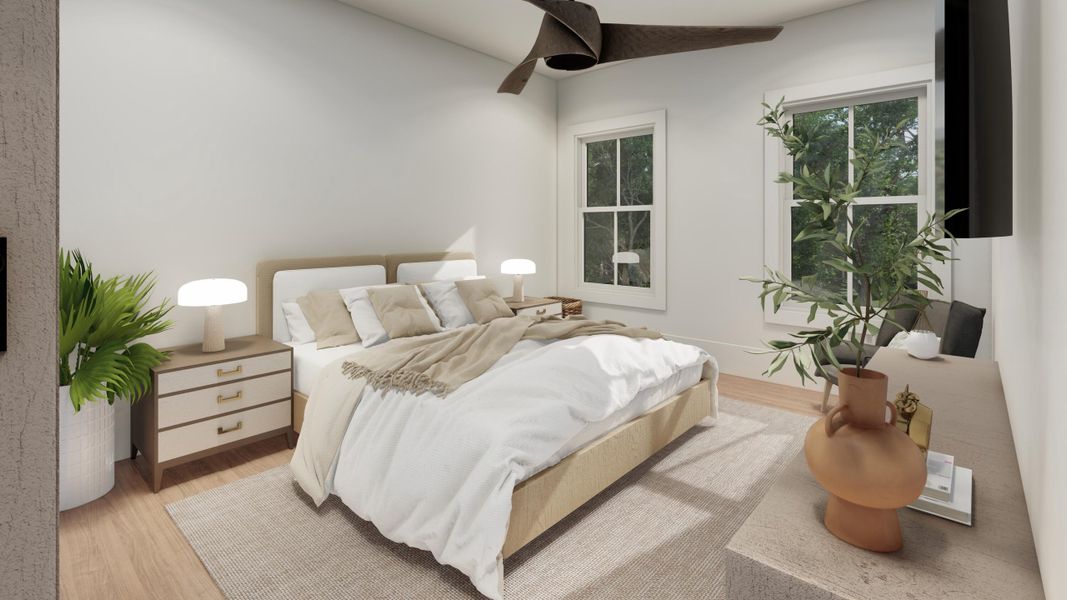 Furnished interior view inside a new home in , Isle Of Palms (Image 21).