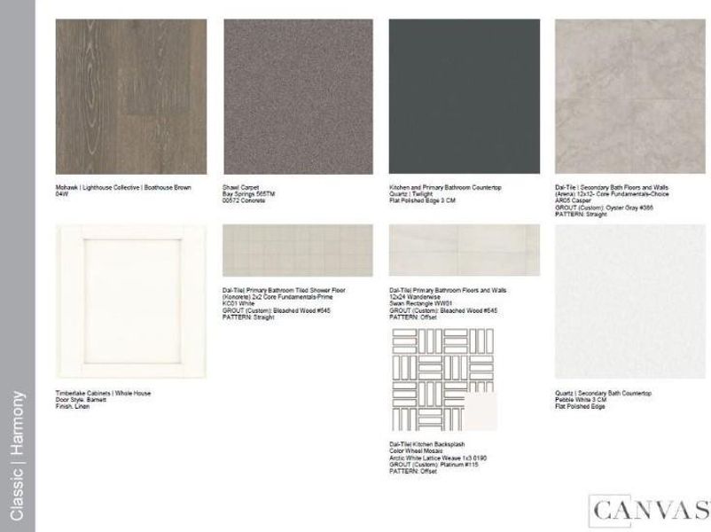 Design Selections. Home is under construction, selections subject to change.