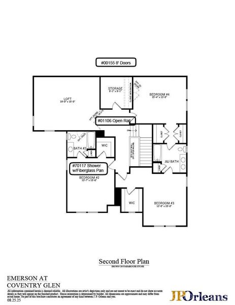 2D floor plan layout of this home in Coventry Glen, Huntersville, NC (Image 6).