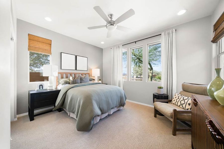 Furnished interior view inside a new home in Meridian, Queen Creek (Image 23).
