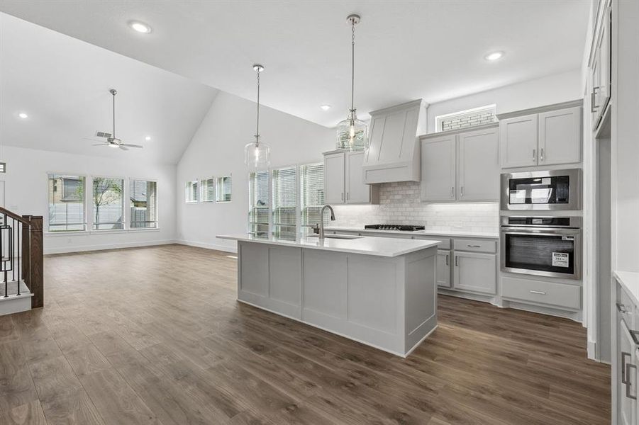 Furnished interior view inside a new home in Painted Tree Woodland West, McKinney (Image 17).