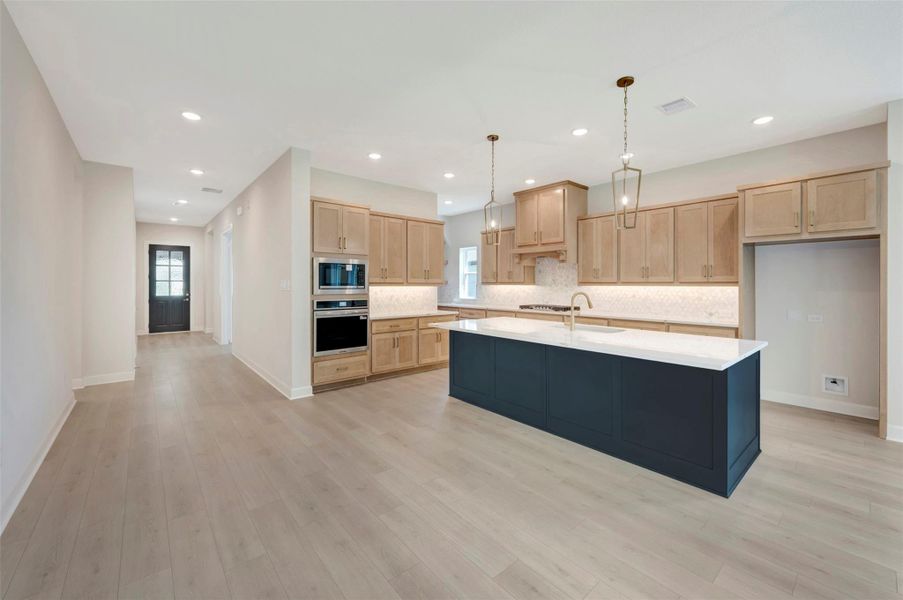 Furnished interior view inside a new home in The Woodlands Hills - Summit Collection, Willis (Image 17).