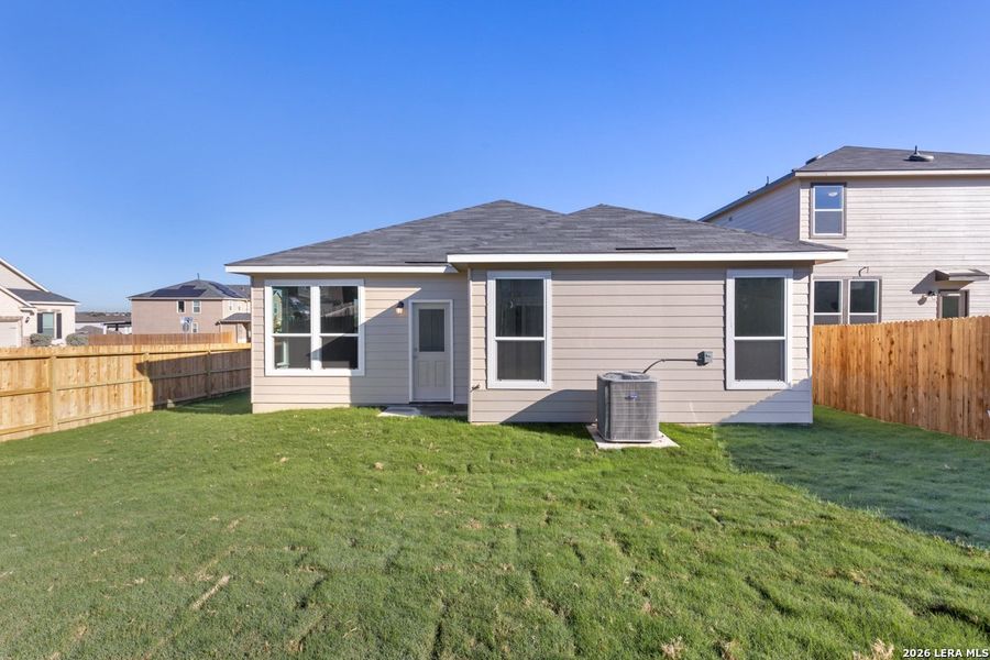 Exterior details and patio area of a home in Knox Ridge, Converse (Image 4). Exterior details and patio area of a home in Knox Ridge, Converse (Image 4).