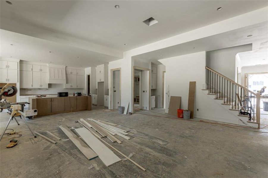 In-progress construction of a new home in , Buford, GA (Image 17).