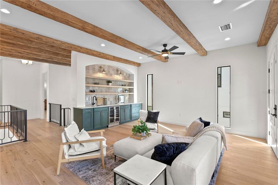 Furnished interior view inside a new home in , Tampa (Image 19). Furnished interior view inside a new home in , Tampa (Image 19).