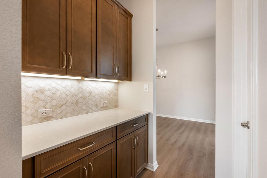 Furnished interior view inside a new home in The Trails at Carmel, Pflugerville (Image 10).