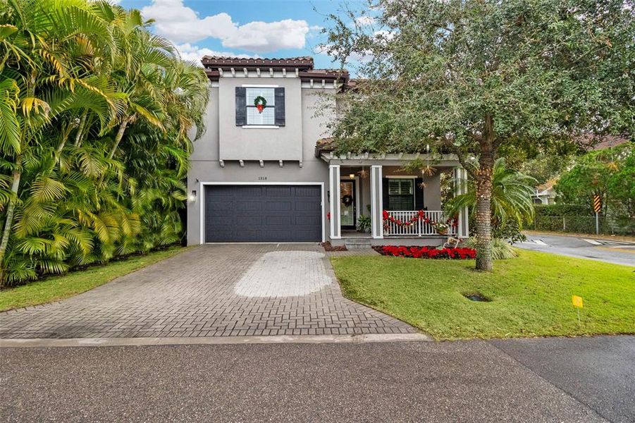Front exterior of a new home in , Tampa, FL, highlighting curb appeal (Image 1).