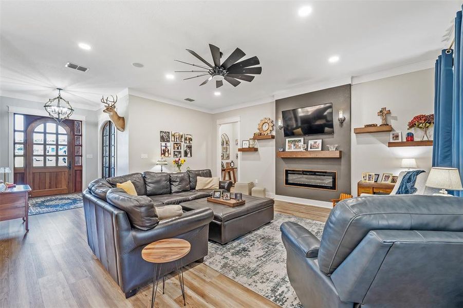 Furnished interior view inside a new home in , Mineola (Image 8). Furnished interior view inside a new home in , Mineola (Image 8).