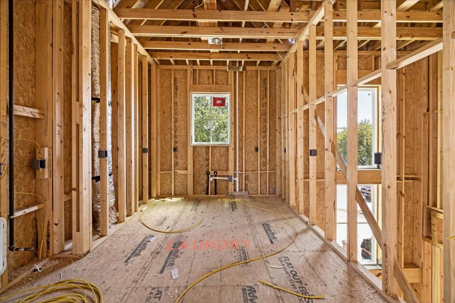 Second floor laundry room *Current construction 4/7/26