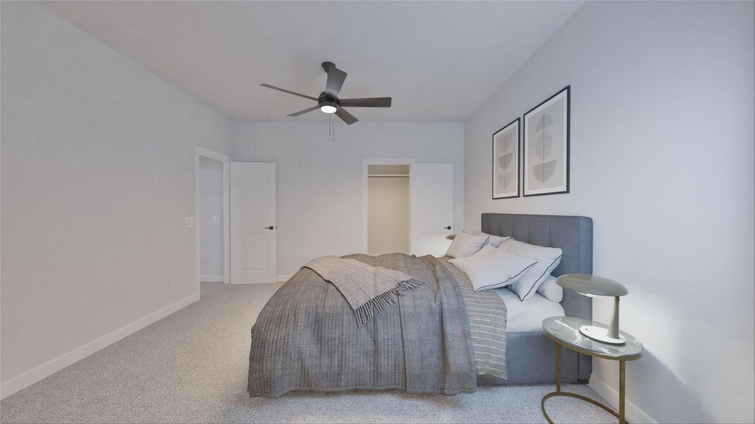 Furnished interior view inside a new home in The Porch at Du Pre, Buda (Image 22). Furnished interior view inside a new home in The Porch at Du Pre, Buda (Image 22).