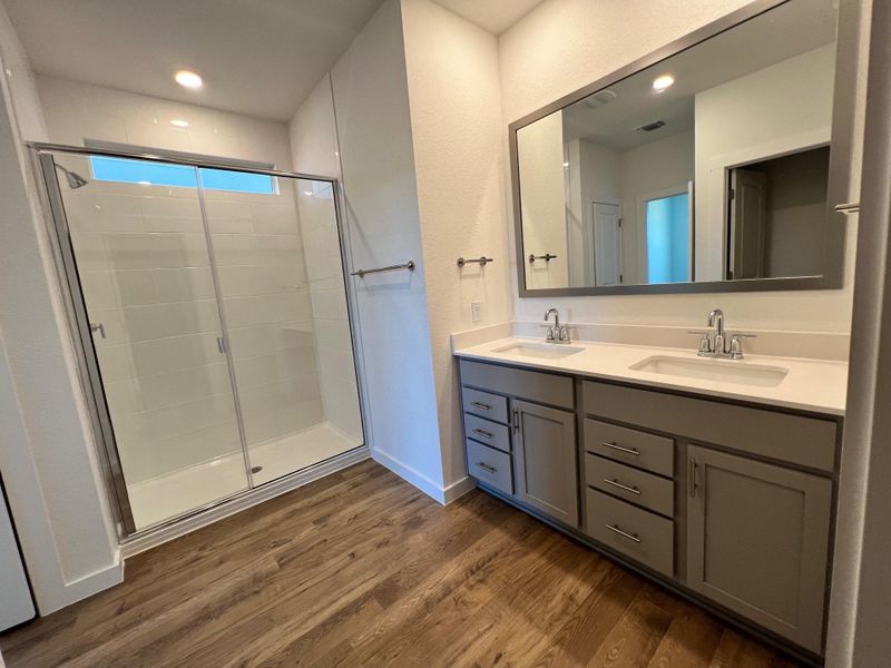 Furnished interior view inside a new home in Rosenbusch Ranch, Leander (Image 4). Furnished interior view inside a new home in Rosenbusch Ranch, Leander (Image 4).