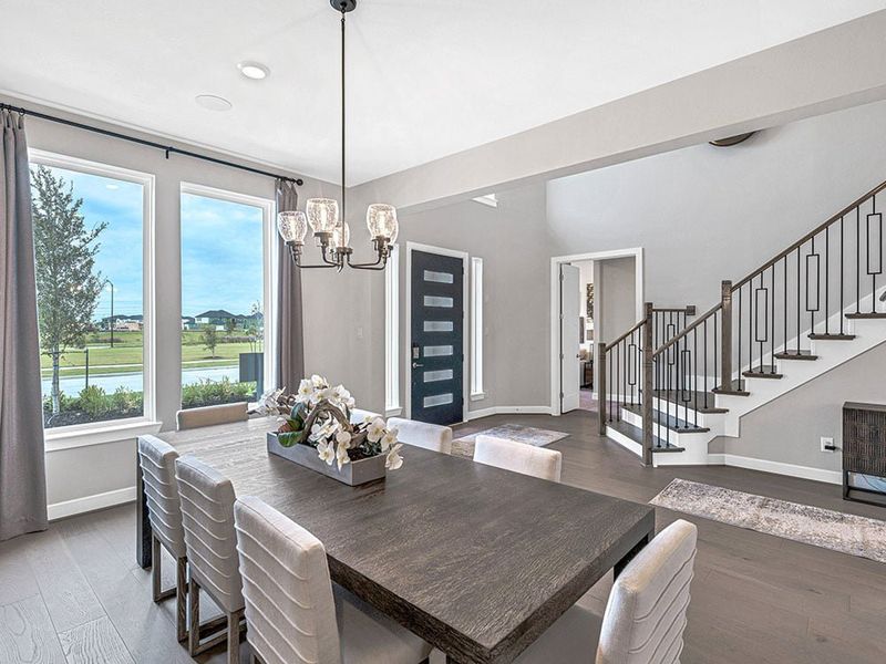 Representative furnished interior of a home built from the Palisade by Taylor Morrison in Avalon at Friendswood, Friendswood (Image 7).