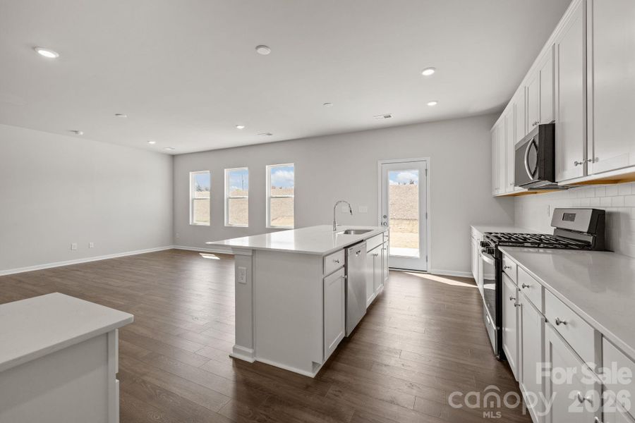 Furnished interior view inside a new home in McFarland Estates, York (Image 6).