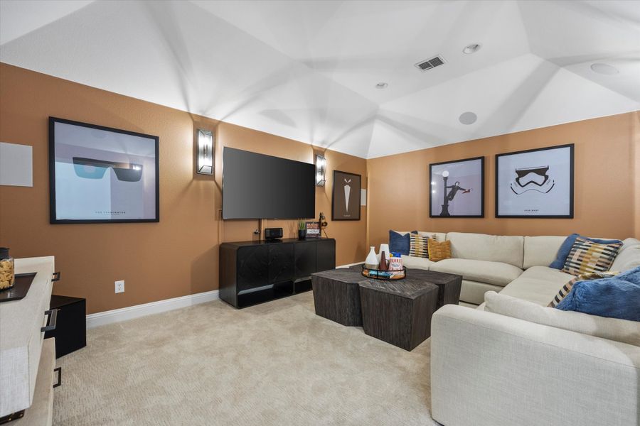 Furnished interior view inside a new home in Lake Shore Village, Rowlett (Image 24).