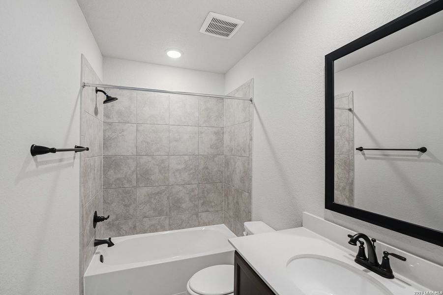 Furnished interior view inside a new home in Stillwater Ranch, San Antonio (Image 10).