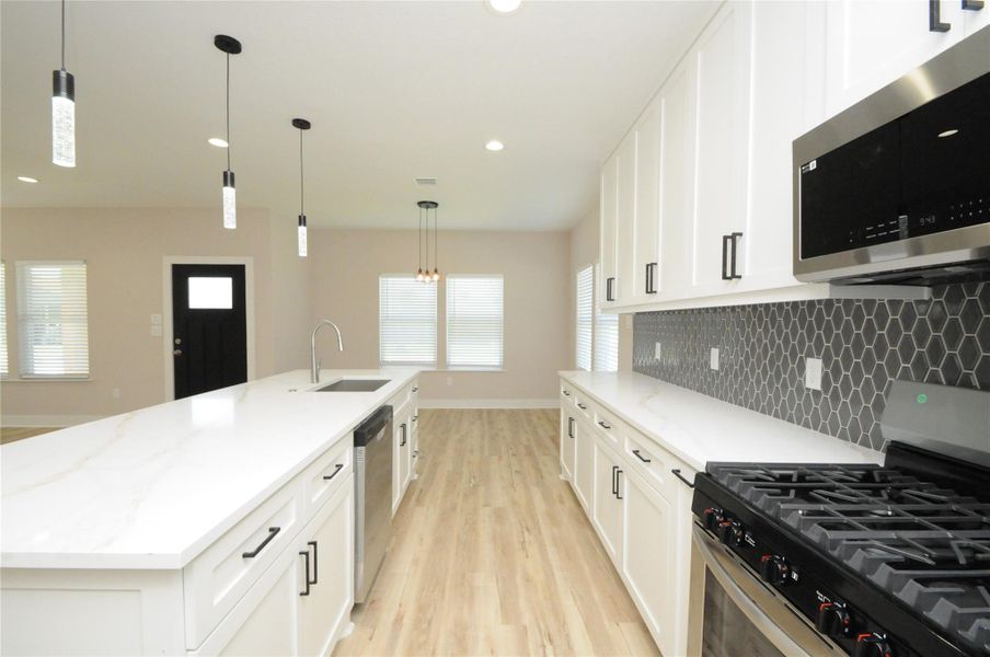 Furnished interior view inside a new home in , Houston (Image 3).