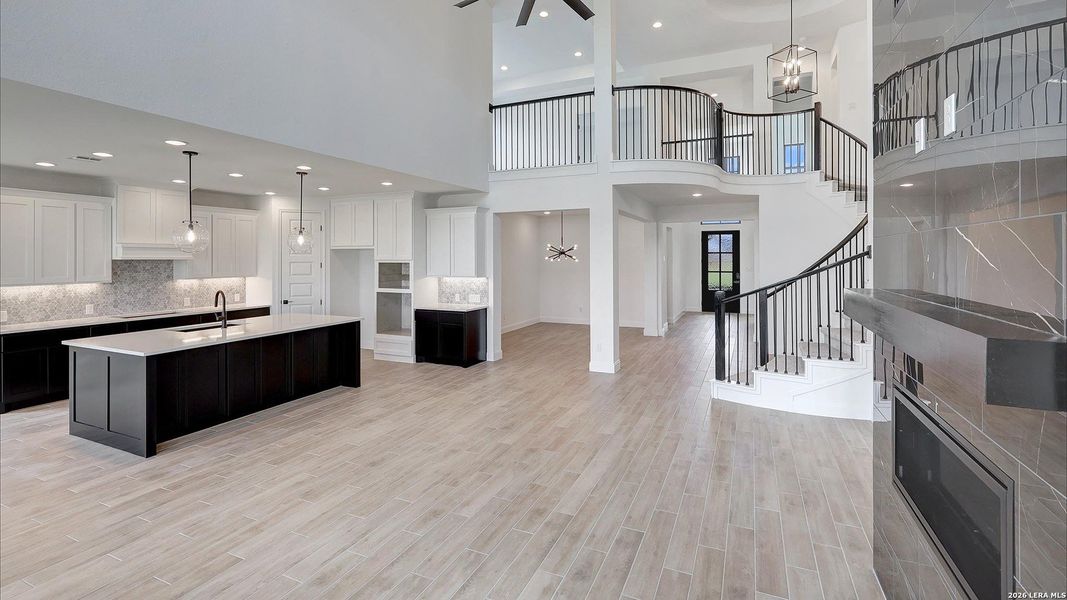 Furnished interior view inside a new home in Kallison Ranch, San Antonio (Image 11).