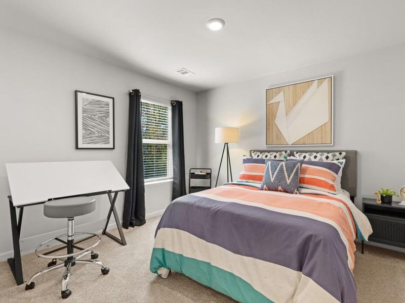 Furnished interior view inside a new home in Lost Creek, Dallas (Image 13).