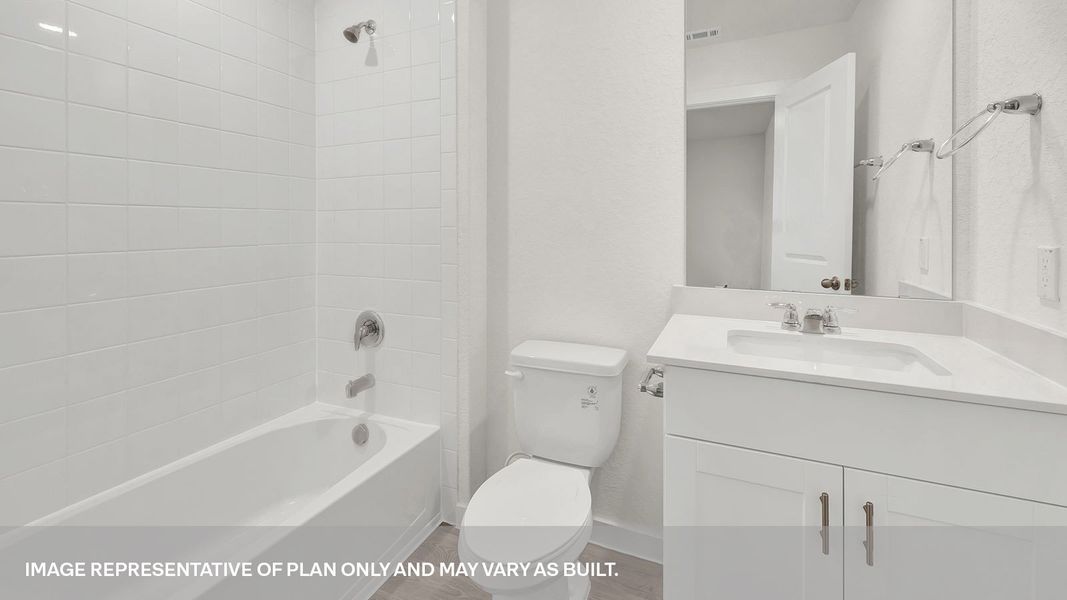 Representative furnished interior of a home built from the The Courtland by D.R. Horton in Sonoma Oaks, Fredericksburg (Image 5).