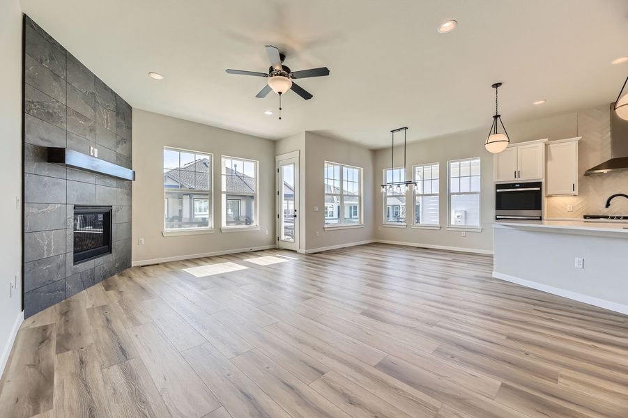 Plan C454 Living Room/Dining/Kitchen Representative Photo