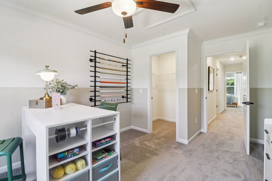 Representative furnished interior of a home built from the Briarwood II by Great Southern Homes in Bickley Station, Irmo (Image 33).